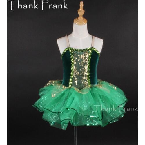Kids Ballet Dance Dress Camisole Fancy Party Tulle Dancewear Gymnastics Leotard Dress Girls Ballerina Tutu Dress For Performance