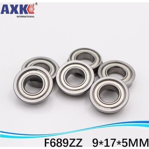 F689 F689-ZZ F689ZZ F689-2Z F689Z zz z 2z F628/9ZZ Flanged Flange Deep Groove Ball Bearings High Quality 9*17*19*5*1.1 mm