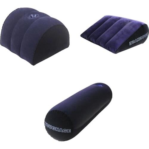 Flocking Inflatable Sex Aid Pillow For Women Love Position Cushione Sex Furniture Erotic Sofa Adult Games Sex Toys