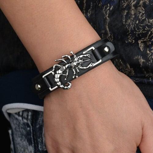 ISINYEE Men's Leather Bracelets