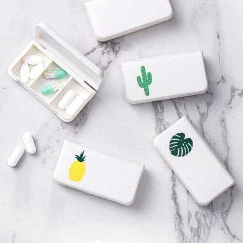 3 Grids Portable Pill Box Mini Medicine Tablet Week PillBox Case Container Organizer Healthcare Drug Travel Divider Container