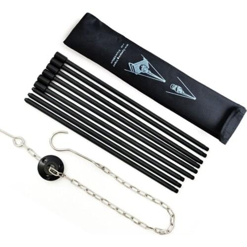 BBQ Bracket Folding Tripod Bracket Stove Holder Outdoor Camping BBQ Barbecue Grill Stove Holder Barbecue Accessories