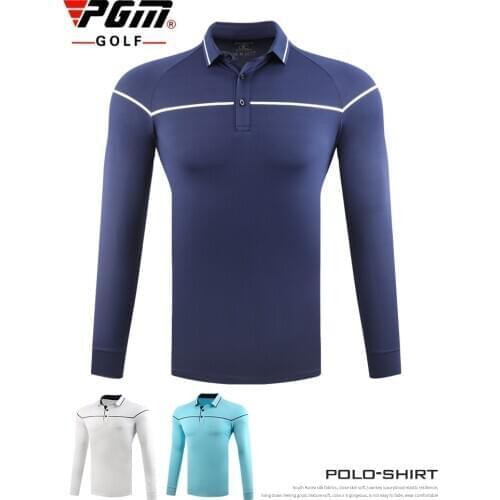New Golf Clothing Men’s Long Sleeve T-Shirt Soft Breathable Mens Tech Golf Polo Competition Training Top