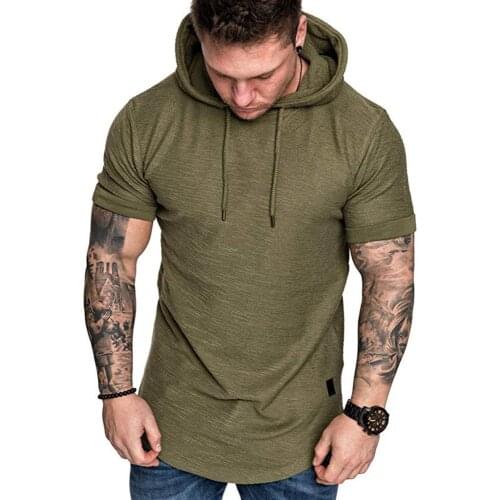 MRMT 2021 Brand New Mens Hoodies Sweatshirts Casual Fashion Pure Color Pullover for Male Short Sleeve Hoodie Sweatshirt