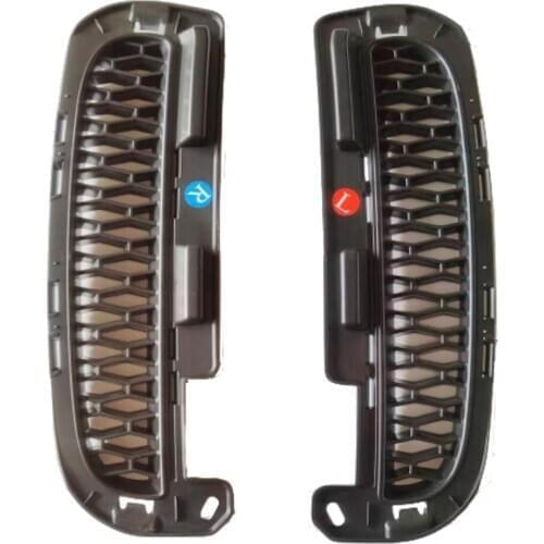 ROLLSROVER Front Bumper Fog Lamp Bezel Side Grille For Discovery 5 Right And Left Pair