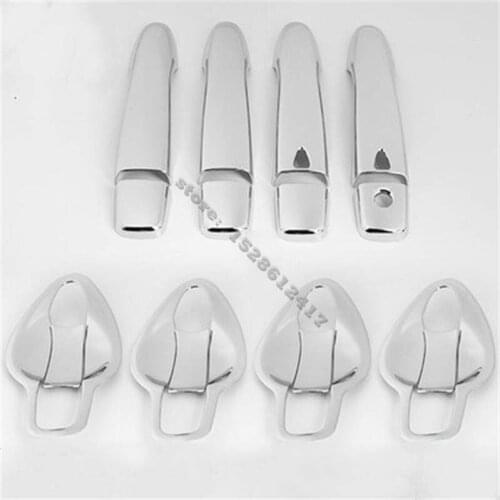 Car styling for nissan qashqai j11 2016~2021 ABS Chrome Door Handle Bowl Door handle Protective covering Cover Trim