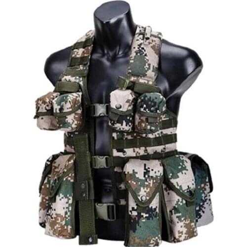 Tactical Vest Molle Airsoft Paintball Game Hunting Vests Army Plate Carrier Outdoor Protective Military Training Accessories