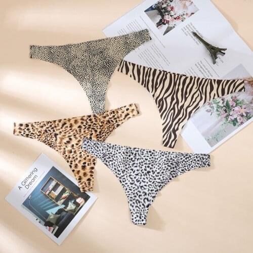 1/2/3 pcs Womens underpants sexy lingerie Female underwear Womens seamless underpants Womens thong low waist plus size briefs