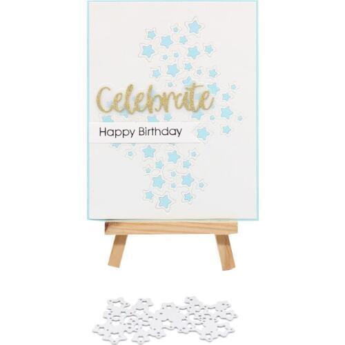 YPP CRAFT Star Background Metal Cutting Dies Stencils for DIY Scrapbooking/photo album Decorative Embossing DIY Paper Cards