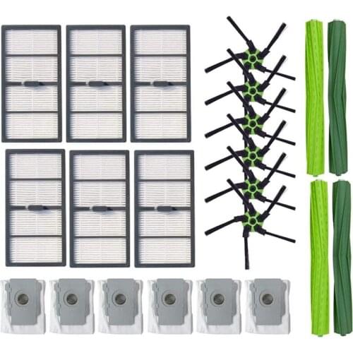 Replacement Parts for IRobot Roomba S9 S9+ S9 Plus S Series Robot Vacuum Cleaner Multi-Surface Rubber Brushes