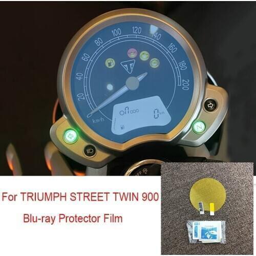 Cluster Scratch Protection Film Speedometer Screen Protector Blu-ray Protector For Triumph Street Twin 900