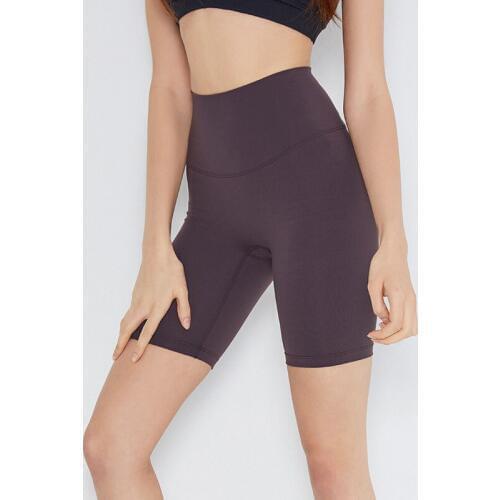 Womens 8'' High Waist Tummy Control Workout Yoga Shorts Black Compression Athletic Bike Running Shorts Slim Stretch Gym Tights