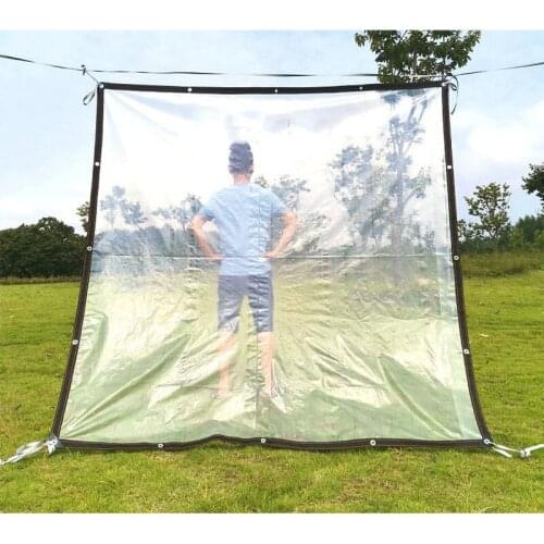 0.1mm Plastic PE Film Transparent Rainproof Cloth Tarpaulin Garden Balcony Greenhouse Succulent Plant Keep Warm Waterproof Cloth