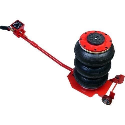 3 Ton Triple Bag Air Pneumatic Jack 6600 lbs Steel 16" High Compressed Air jack
