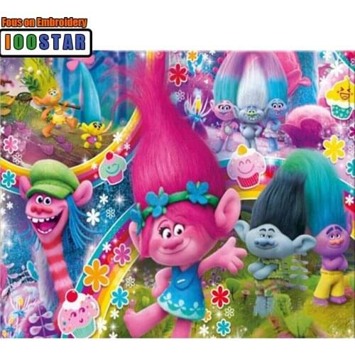 Diamond embroidery Cartoon Dolls Party 5d diamond painting full square/Round mosaic 3d picture of rhinestones cross-stitch gift