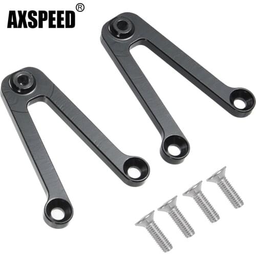 AXSPEED 2Pcs Aluminum Front Suspension Shock Extension Bracket Mount for Tamiya RC4WD TF2 1/10 RC Crawler Upgrade Parts