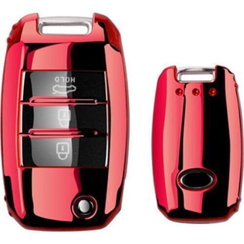 Waterproof New Soft TPU car key case Full cover shell For Kia Rio QL Sportage Ceed Cerato Sorento K2 K3 K4 K5 Auto Accessories