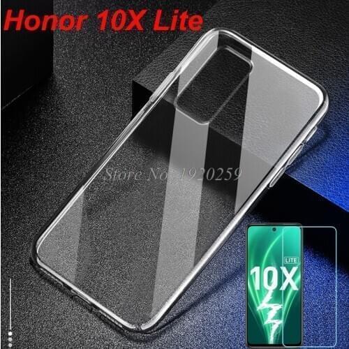 For Honor 10X Lite Case Silicon Cover Soft TPU Matte Back Phone Protector Shell For Huawei Honor 10X lite чехол Capa Coque Funda