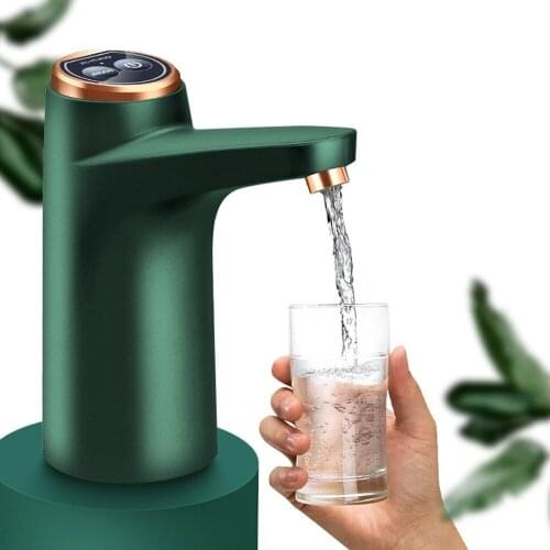 Electric Water Bottle Pump Automatic Button Dispenser Touch USB Charge Portable Water Control Gallon Bottle Drinking Dispenser