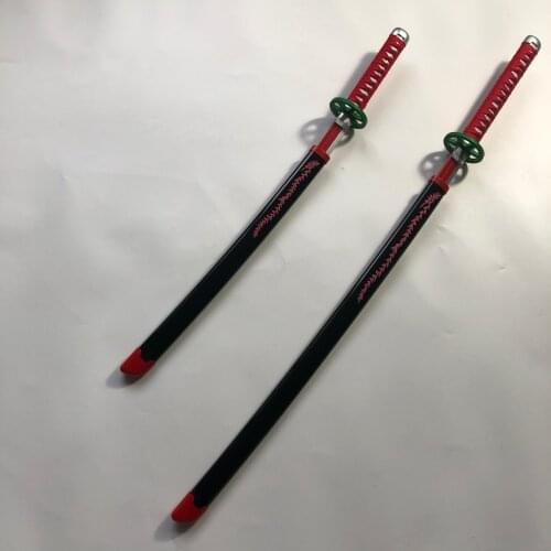 Kimetsu no Yaiba Sword Weapon Demon Slayer Kamado Nezuko Cosplay Sword 1:1 Anime Ninja Knife wood toy 104cm/80cm