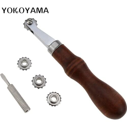 YOKOYAMA Round Wheel Tool Rotary Cutter DIY Cloth Paper Leather Sewing Quilting Fabric Cutting Craft Cut Leather Tool Supplies