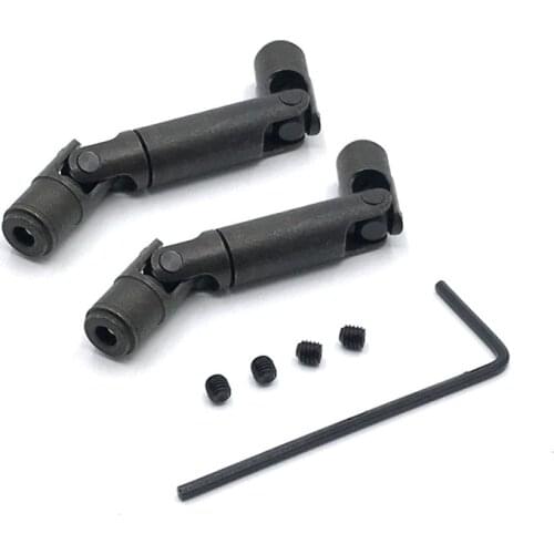 2Pcs Upgrade Metal Driving Shaft for WPL 1/10 D12 1/16 C14 C24 C34 B14 B24 B16 B36 RC Car Parts Accessories