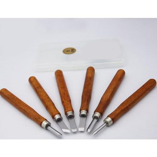 3-6pcs/Set Wood Carving Tools Set Home DIY Ceramic Clay Pottery Sculpture Carving Modeling Handmade Art Crafts Tool