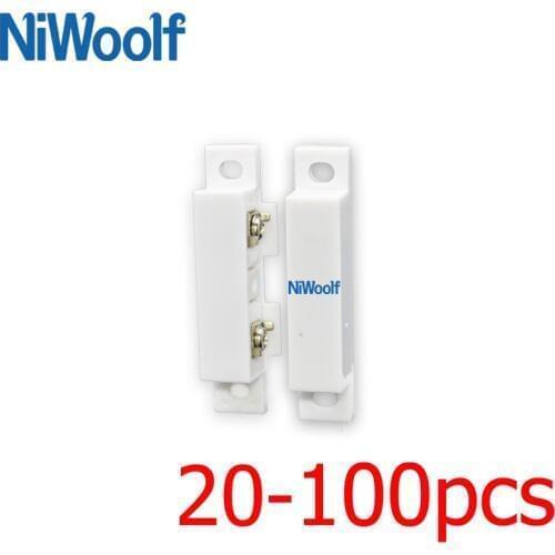Wholesale Wired door window Magnetic sensor Normal Closed For Wired PSTN GSM WIFI Alarm System Home Security