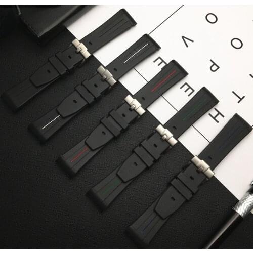 20mm Nature Silicone Rubber Watch band Watchband for Role strap Daytona Submariner GMT OYSTERFLEX Bracelet for Omega SEAMARSTER