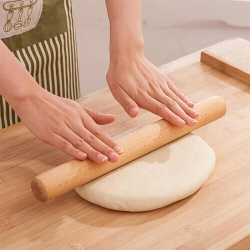 Rolling Pin Portable Wooden Dough Roller Pastry Roller Wooden Rolling Pin Kitchen Cooking Tools Kitchen Accessories