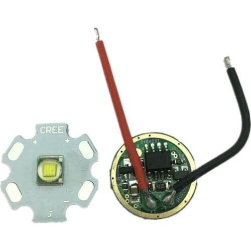 10W Cree XM-L T6 Cool White Warm WhiteLED Light + DC 3.7V 2.5A XML LED Dimmer Driver DIY