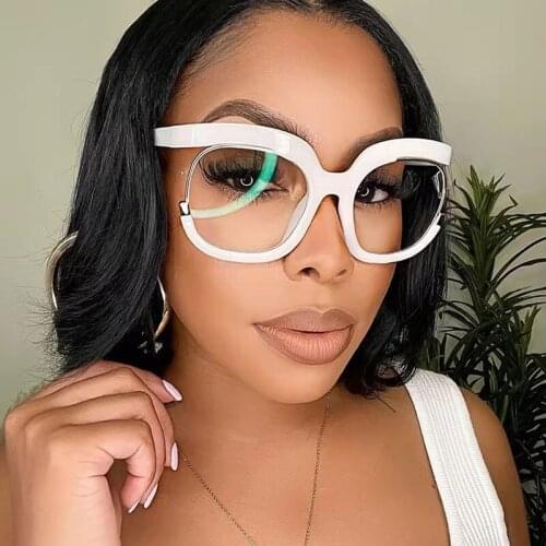 Vintage Square Optical Glasses Frames Women 2021 Fashion Prescription Glasses Clear Lens Eyeglasses Men Spectacle Frame Unisex