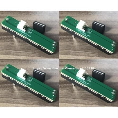 4pcs High Quality Cross Fader Assembly DDJ-SX2 ddj sx2 (704-DJM250-A032 /HA) Handle height 15mm with PCB + 4PCS DAC2371 knob