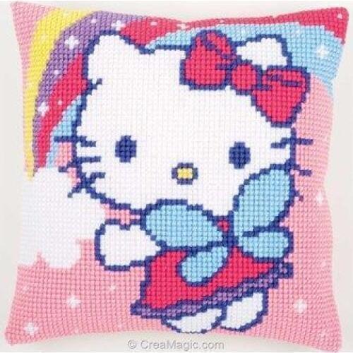 Latch Hook Cushion Yarn for Cushion Cover Cat Pillow Case Home Decorative Sofa Cushion Printed Canvas Pillow