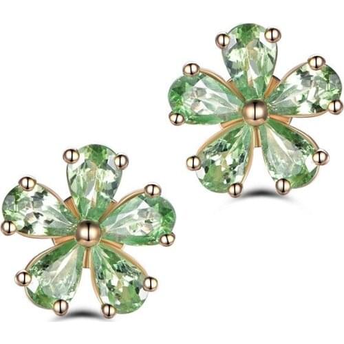 MENGYI Hot Sale Fashion Delicate Stud Earrings For Women Multicolor petal Earrings Girl 9 2 5 Jewelry Gift Party Accessories