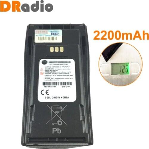 10Pcs NNTN4497 EP450 2200mAh Thick Li-ion Battery High Capacity For Motorola DEP450 CP140 CP040 CP200 CP380 EP450 GP3688 Battery