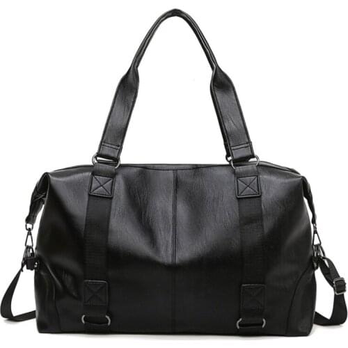 2020 Large Capacity Ladies Travel Bag Waterproof PU Mens Travel Tote Bag Luggage Handbag Multifunctional Duffel Bag Packaging C