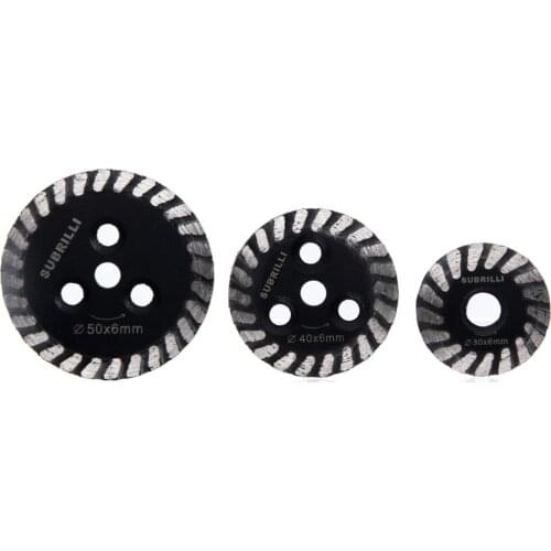 3Pcs 30/40/50mm Mini Diamond Carving Disc Hot Pressed Saw Blade Wet Use For Concrete Granite Marble Stone Engraving Cutting