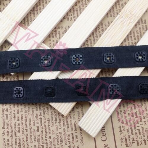 50 yards/lot, Square Snap Fastener Tape / Button Fastener Tape for Sportswear, Baby Wears