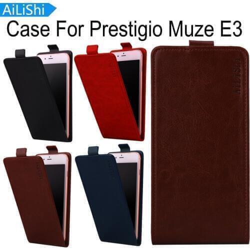 AiLiShi Fashion PU Leather Case Up And Down Flip New Arrive Protective Cover Skin For Prestigio Muze E3 Case With Card Slot