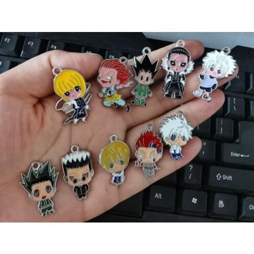 New 6 sets 30 pcs Anime HUNTER X HUNTER Charm Pendants DIY Jewelry Making
