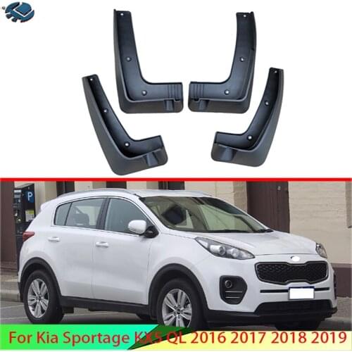 For Kia Sportage KX5 QL 2016 2017 2018 2019 4PCS Mud Flaps Splash Guards Fender Mudguard Kit Mud Flap Splash Guards Mudguard