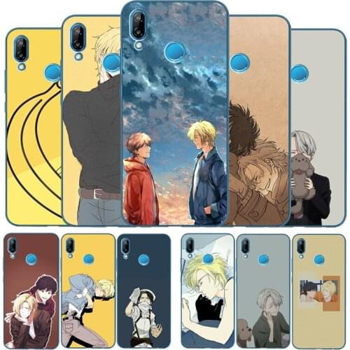 Banana Fish Anime case For Huawei P9 P10 P20 P30 P40 Psmart Lite Plus Pro Phone cases for Y9 Y6 Y7 2017 2018 Nova 3 3i Cover