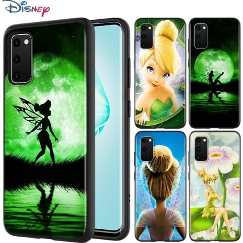 Black Cover Wendy Tinkerbell For Samsung Galaxy A01 A11 A12 A21 A21S A31 A41 A42 A51 A71 A32 A52 A72 A02S Soft Phone Case