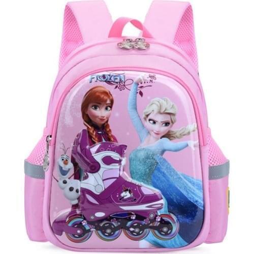 Disney Princess Sofia childrens cartoon schoolbag Frozen backpack girls boys frozen Elsa kids backpack