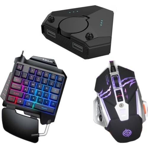 Gamepad For Pubg Mobile Bluetooth 5.0 Android PUBG Controller Mobile Controller Gaming Keyboard Mouse Converter For IOS IPad