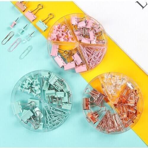 Office Study Assorted Clamps Long Tail Clip Dovetail Clips Binder Clips Combination Folder Bookmark Paper Ticket Clip Supplies