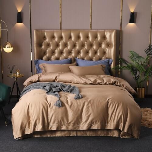 Comforter Protector Cover with Decor Button 100%Cotton Soft Reversible Solid Color Bedding set Duvet Cover Bed Sheet Pillowcase