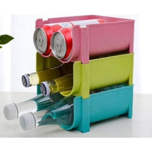 Kitchen Refrigerator Storage Box Kitchen Accessories Coke Drink Space-saving Organizing Wine Storage Box Storage Box