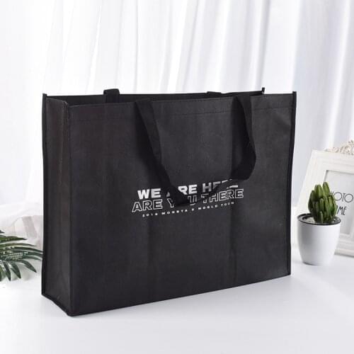 Kpop 2019 Monsta X We Are Here World Tour Canvas Bags WONHO SHOWNU Shoulder Handbag shopping bag Casual Tote Fans Gift